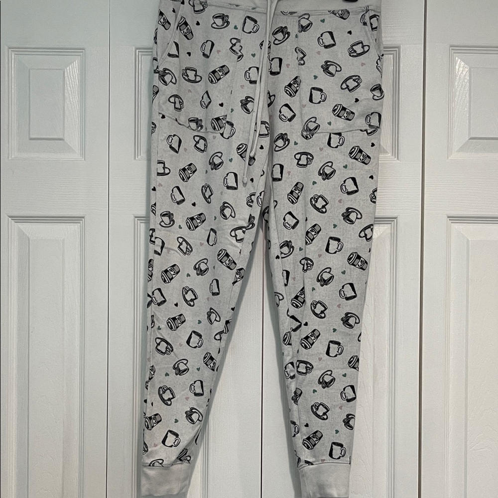 Secret Treasures Gray Coffee Mug Pajama Pants